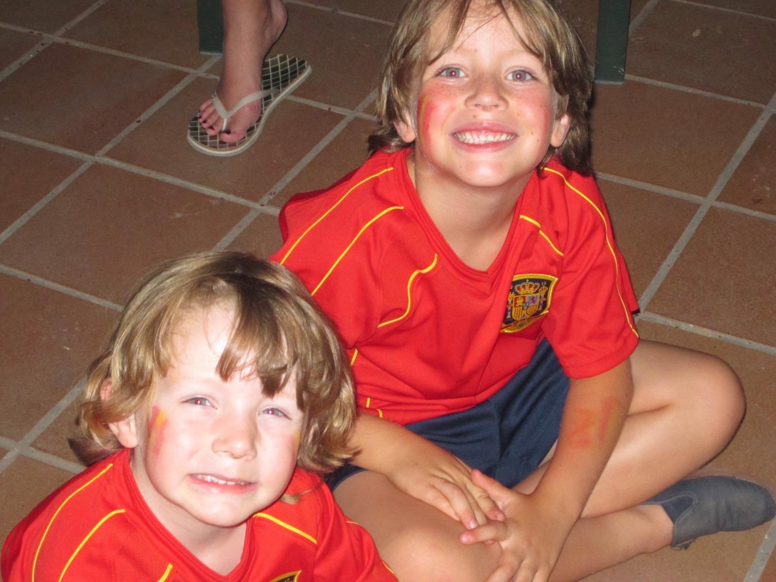 Gonzalo y Marcos de pequeños