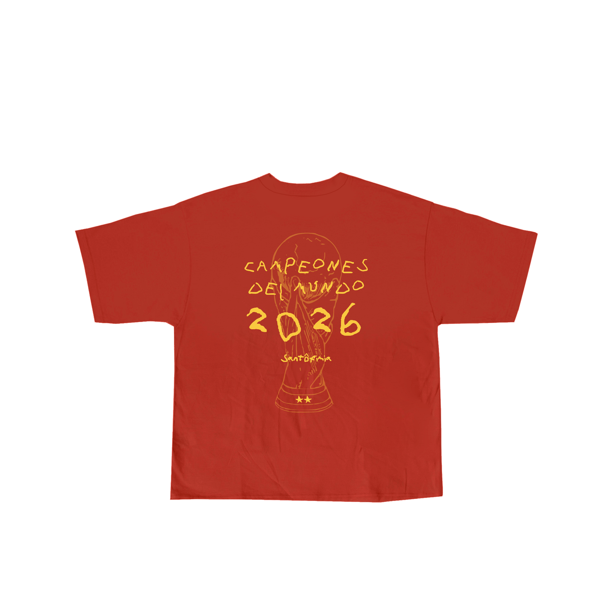 Camiseta España Mundial de Santofimia, vista trasera