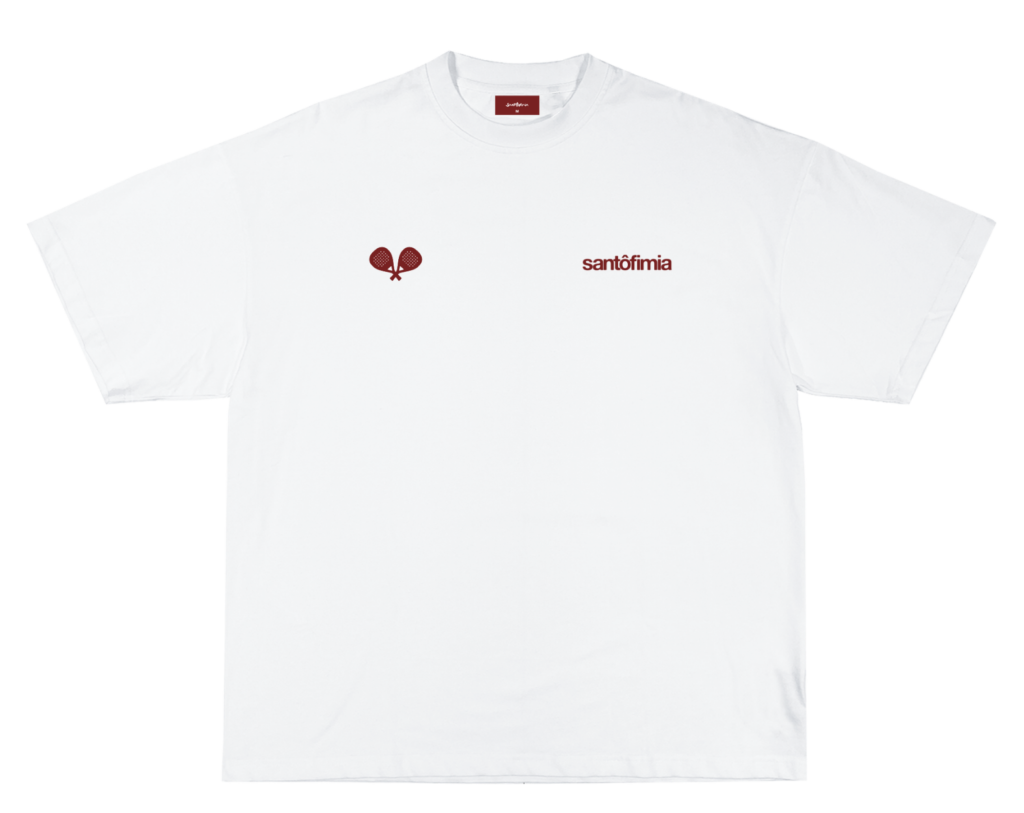 Camiseta Adri Labarra x Santofimia: mockup frontal
