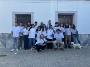 Familia y amigos reunidos en Pozoblanco