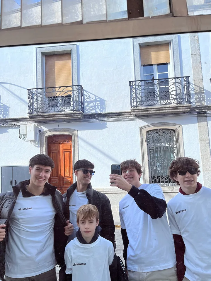 Familia y amigos en la campaña de Santofimia en Pozoblanco
